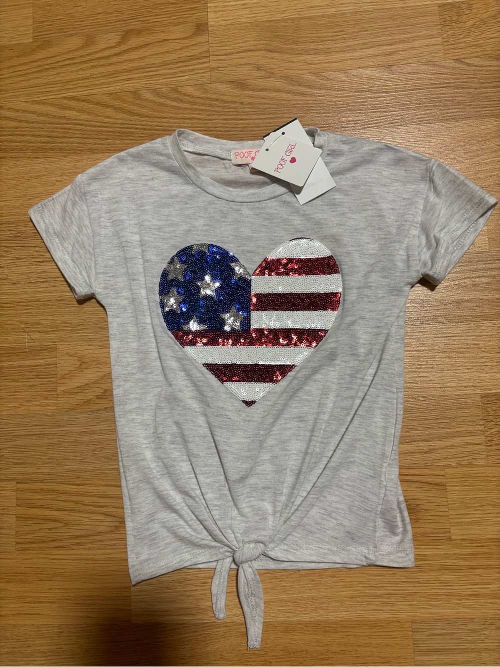 New “Poof Girl” shirt size 4 with tag